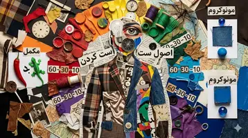 اصول ست کردن رنگ لباس حرفه ای