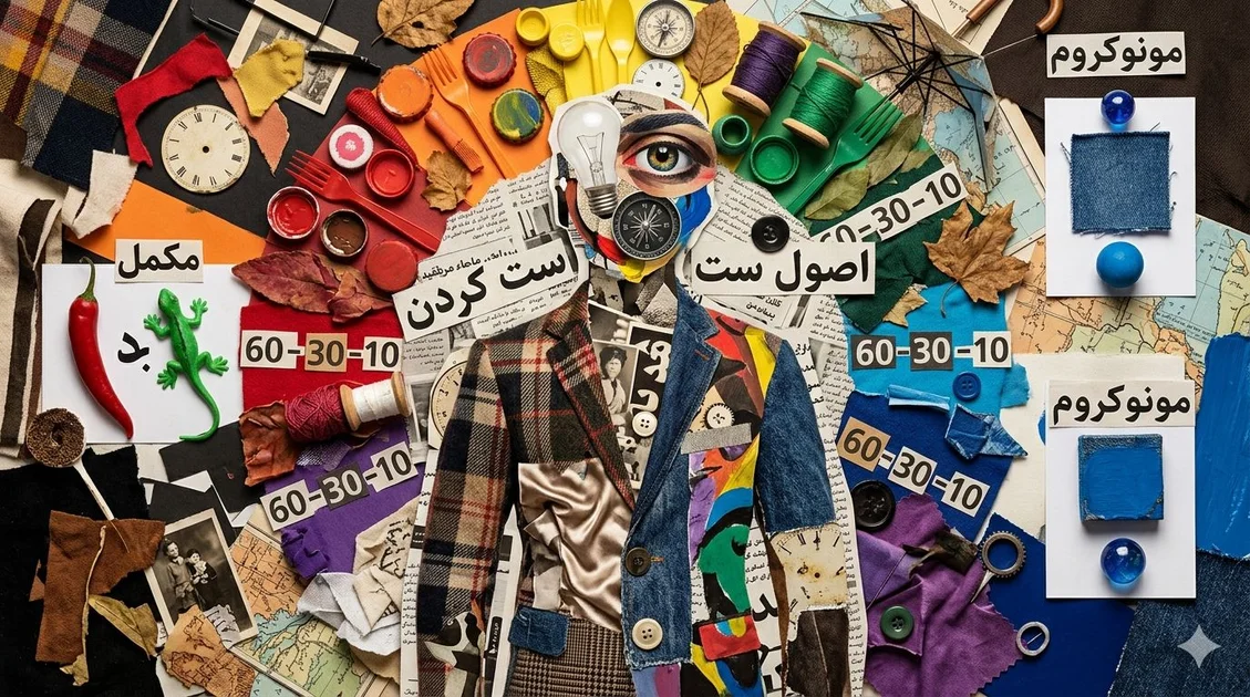 اصول ست کردن رنگ لباس حرفه ای